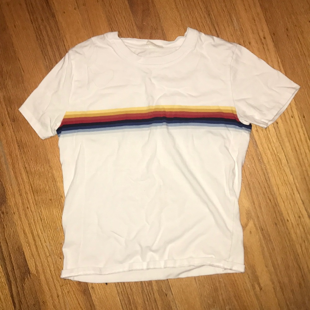 Brandy Melville Ali Rainbow Shirt